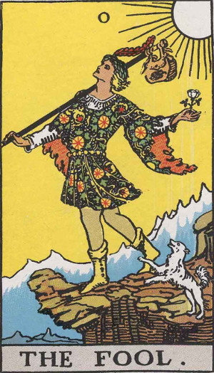 Le Mat — Rider-Waite tarot card