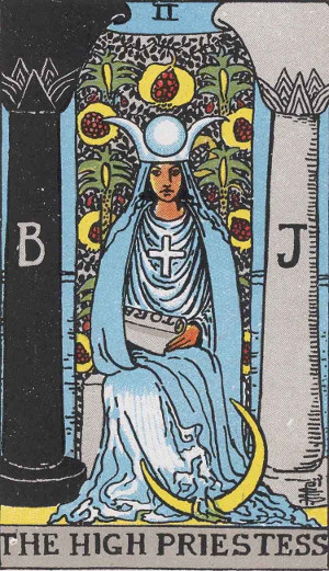 La Sacerdotisa — Rider-Waite tarot card