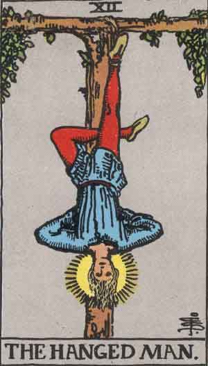 Le Pendu — Rider-Waite tarot card