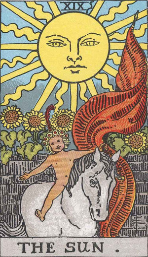 El Sol — Rider-Waite tarot card