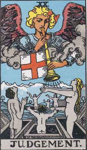 Le Jugement — Rider-Waite tarot card
