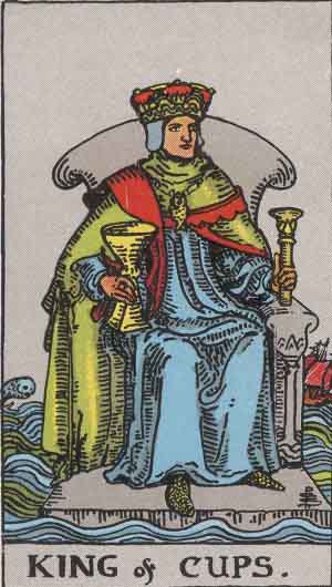 Rey de Copas — Rider-Waite tarot card